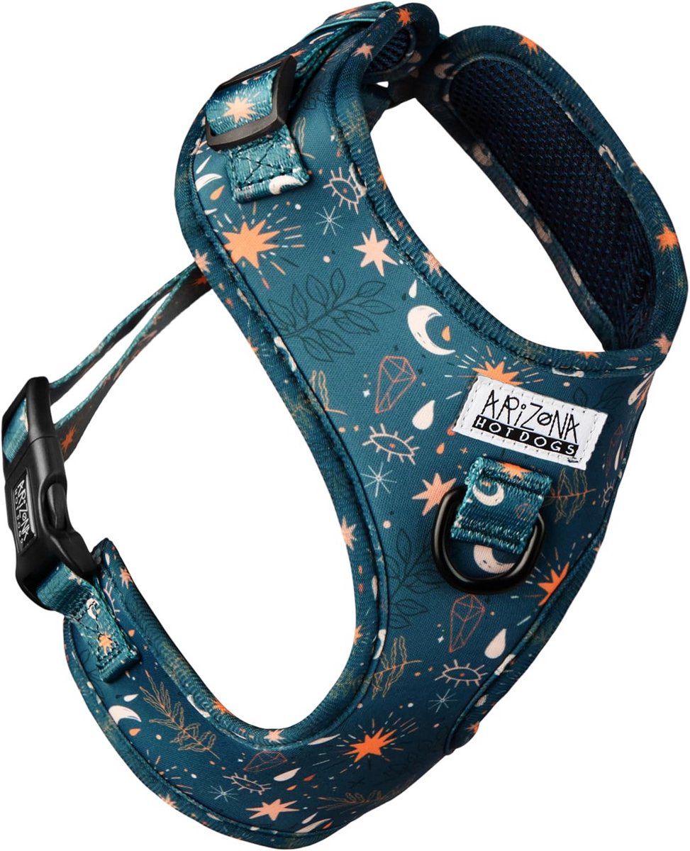 Hondentuigje voor grote honden, Arizona Hotdogs, softtuigje, Moonlight (L)