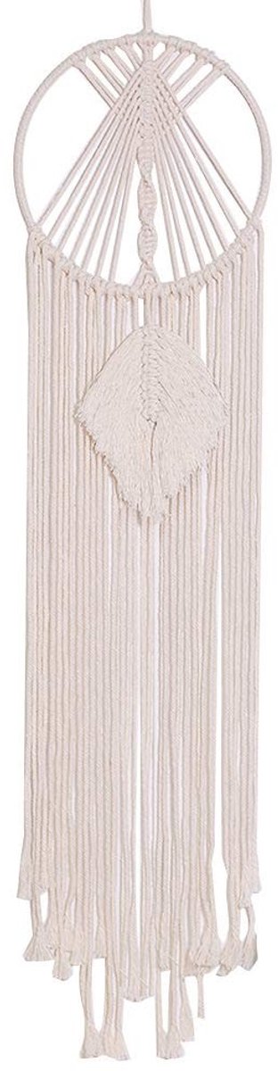 aladdien - Handmade Dromenvanger - Katoenen Macrame Wanddecoratie - Boho Stijl - Droomvanger - Vintage Bruiloft Decoratie - Wandkunst - Geschikt voo...