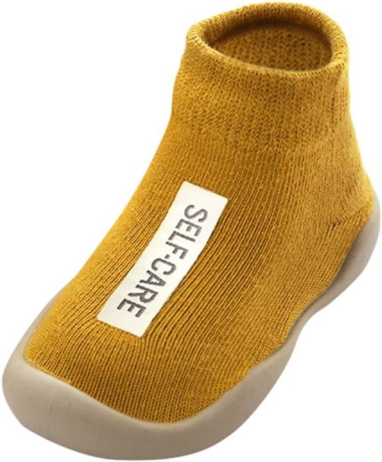 Babysokjes - Antislip sokken - Warmte en comfort - Zachte gebreide stof - 0-24 maanden - Effen van Merkloos — afbeelding 4