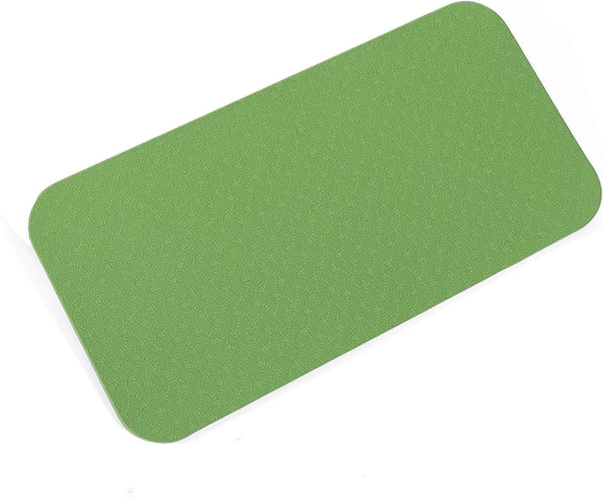 Yoga Knie Mat - Steunkussen Fitness - Gezamenlijke Bescherming - Verdikte TPE - 34 x 17 cm - Random Kleur