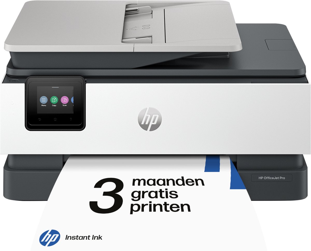 HP OfficeJet Pro 8122e - All-in-One Printer - Geschikt voor Instant Ink - Light Cement — afbeelding 1