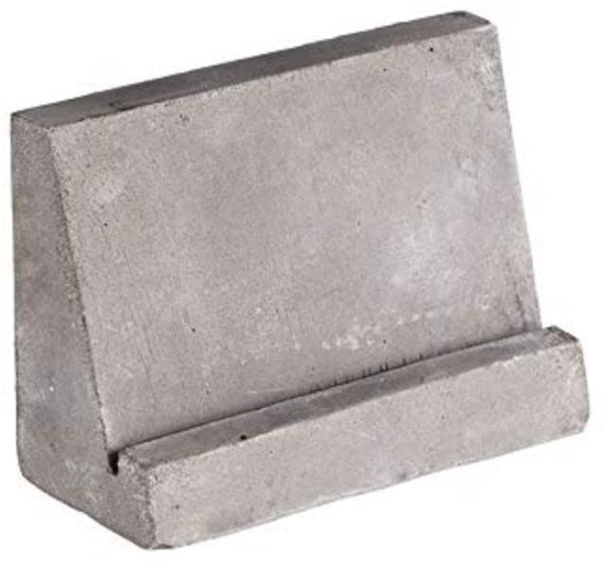 APS 71495 tafel kaarthouder set - beton grijs - 2 stuks met 30 labelkaartjes wit en zwart