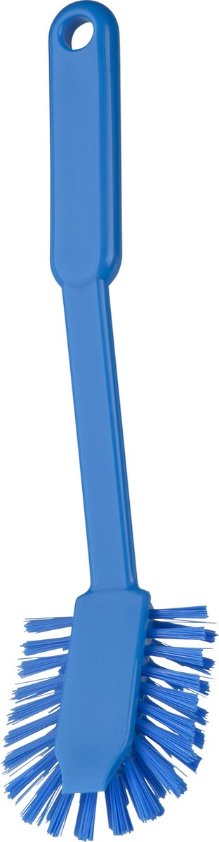 Haug Afwasborstel met Schraper - Blauw