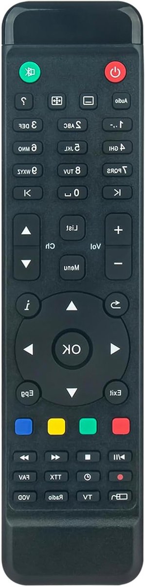 Vervangbare Afstandsbediening voor MAXYTEC MUT@NT MULTIBOX-4K HD60 - Compatibel, Betrouwbaar en Gebruiksvriendelijk