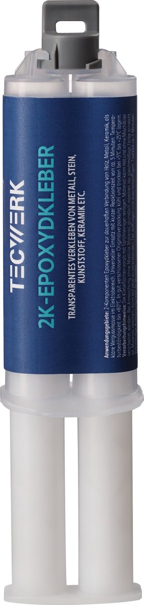 2K-Epoxidklebstoff 25g farblos Doppelspritze TECWERK