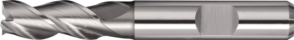 Bohrnutenfräser DIN 844 Typ W D.4mm HSS-Co8 Weldon Z.3 kurz TECWERK