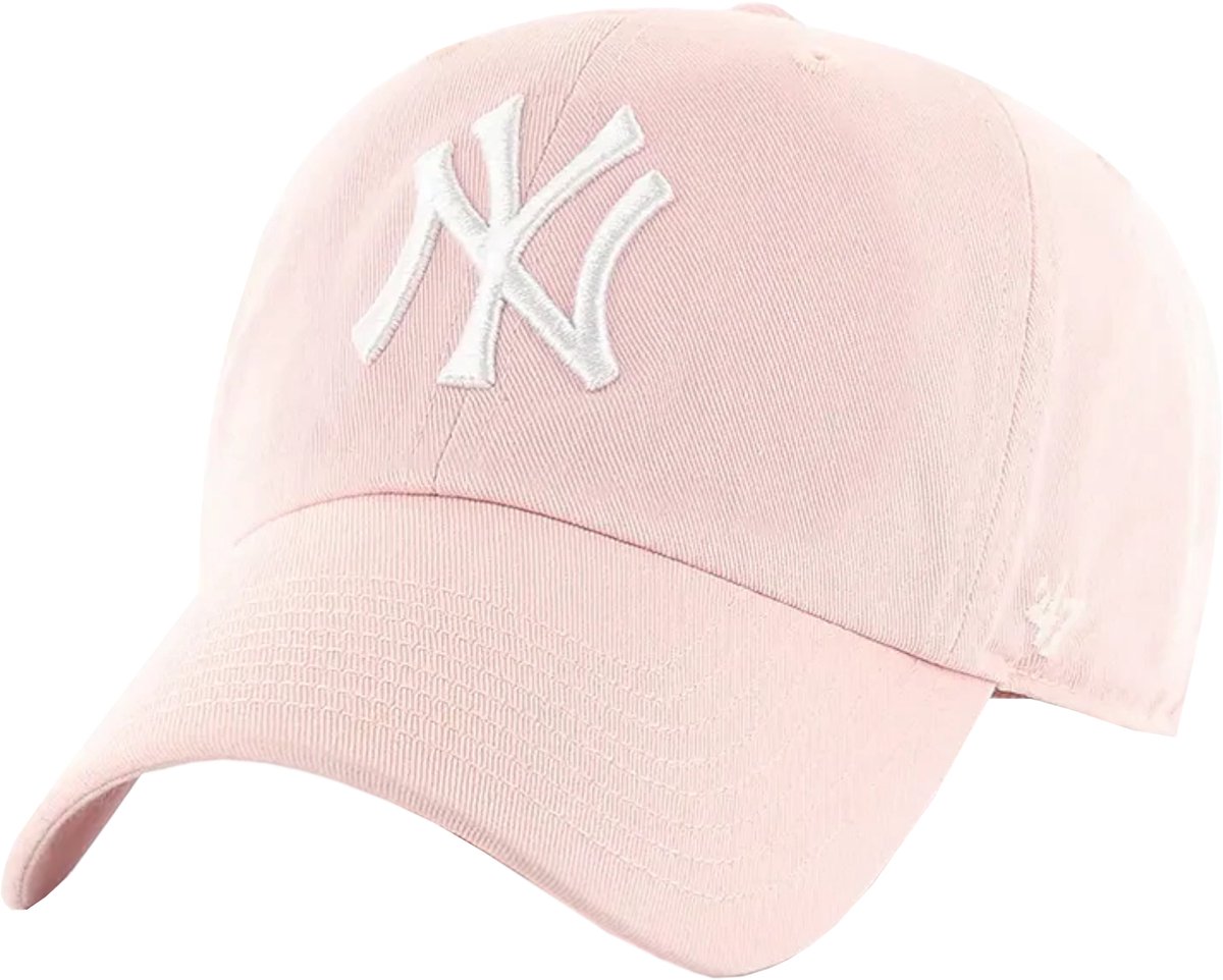 47 Brand New York Yankees Clean Up Cap, Mannen, Roze, Pet, maat: One size
