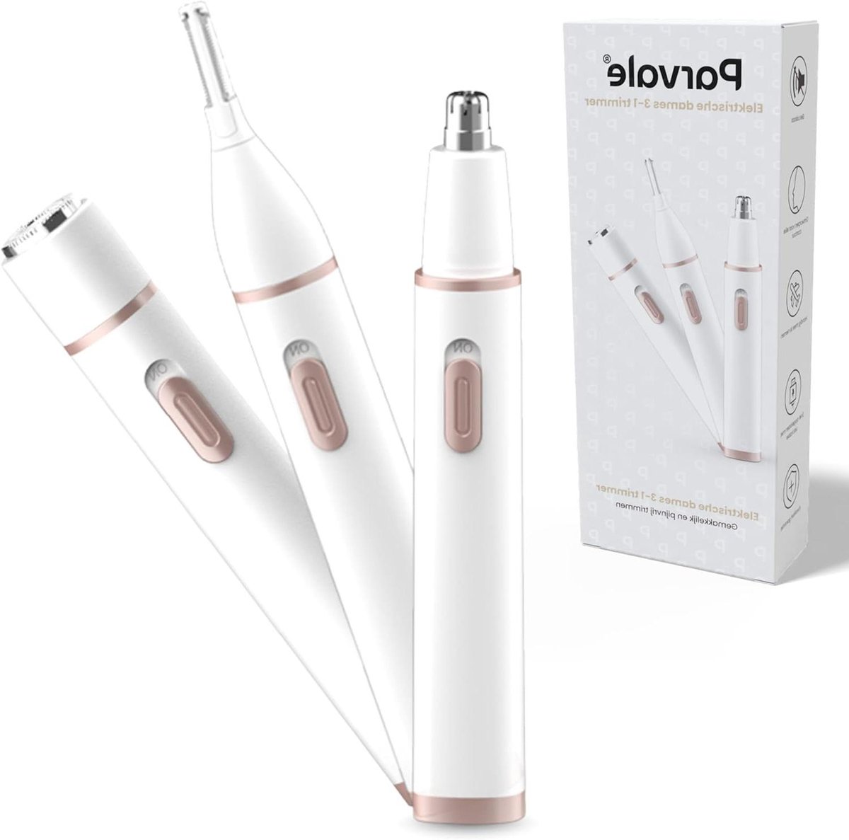 Gezichtsreiniger Set - Gezichtsverzorging Apparaat - Gezichtsreiniging - 3-in-1 Functies - USB Oplaadbaar - Wit