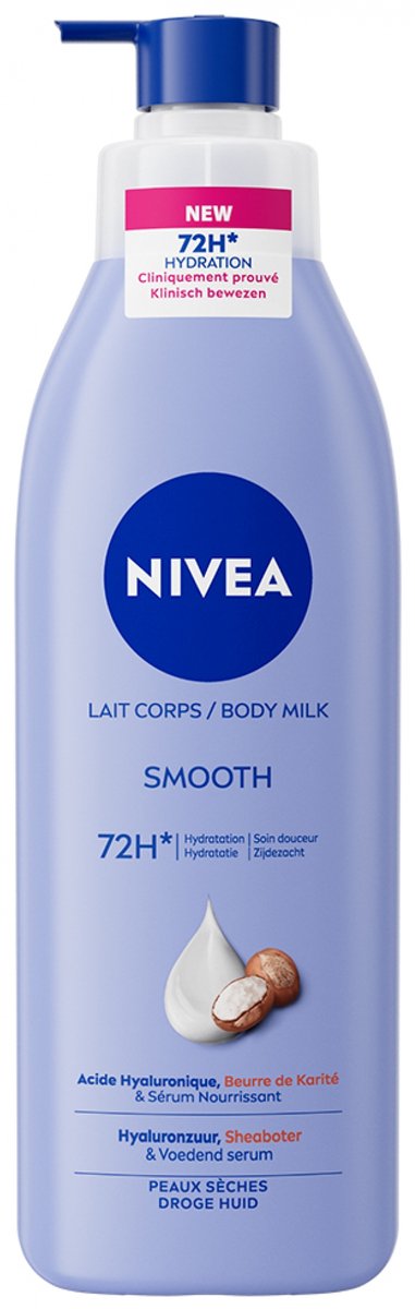 Nivea Zachte Hydraterende Lichaamsmelk 72H Droge Huid 250 ml