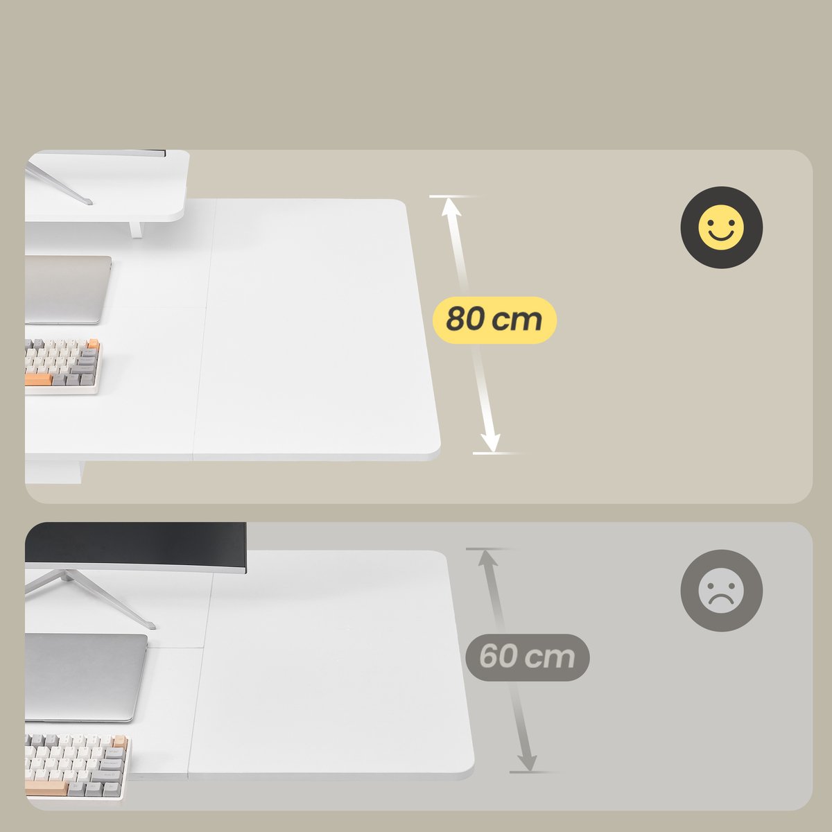 VASAGLE - Zit Sta Bureau - Flexibele Monitorstandaard thumbnail 5