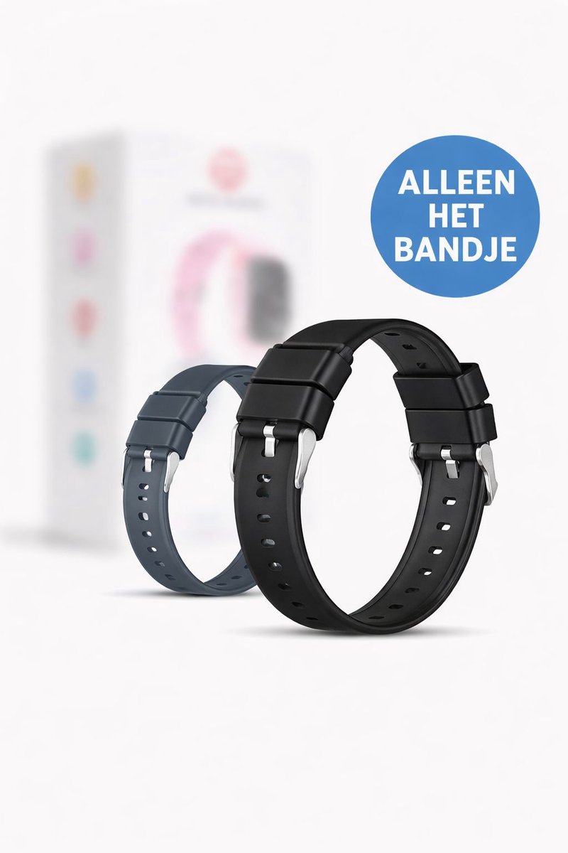 Rock&Rose GPS Horloge Kind - Alleen Het Bandje - Zwart