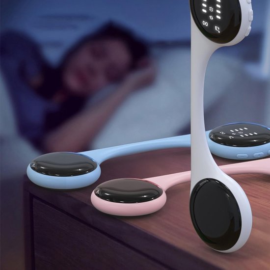 Bone Conduction Pillow Speaker voor geluid dat via kussentrillingen wordt overgebracht, met afstandsbediening, timer en witte ruisfunctie. Timer voor witte ruis. 5, grijs van Merkloos — afbeelding 2