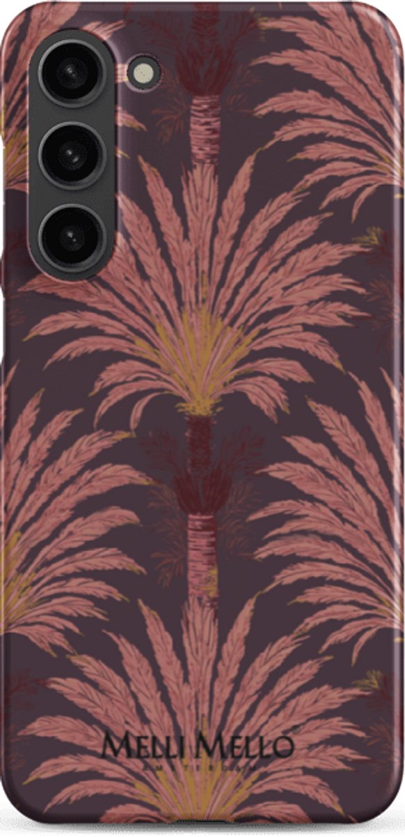 Melli Mello Telefoonhoesje Crimson Palm (Hard Case) - Samsung Galaxy S23 Plus