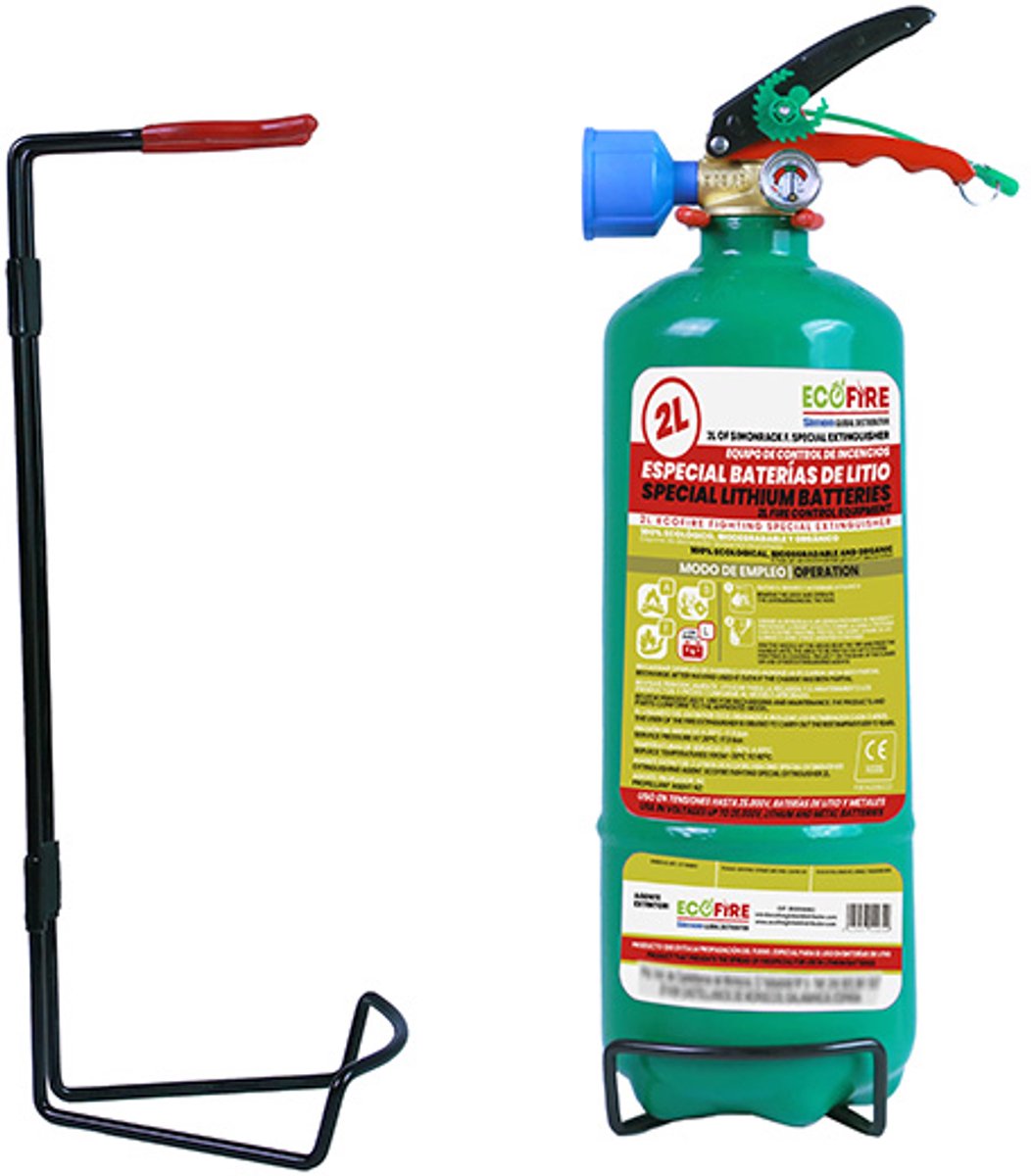 Ecofire 2L Ecologische Brandblusser – Veilig Alternatief voor Traditionele Brandblussers