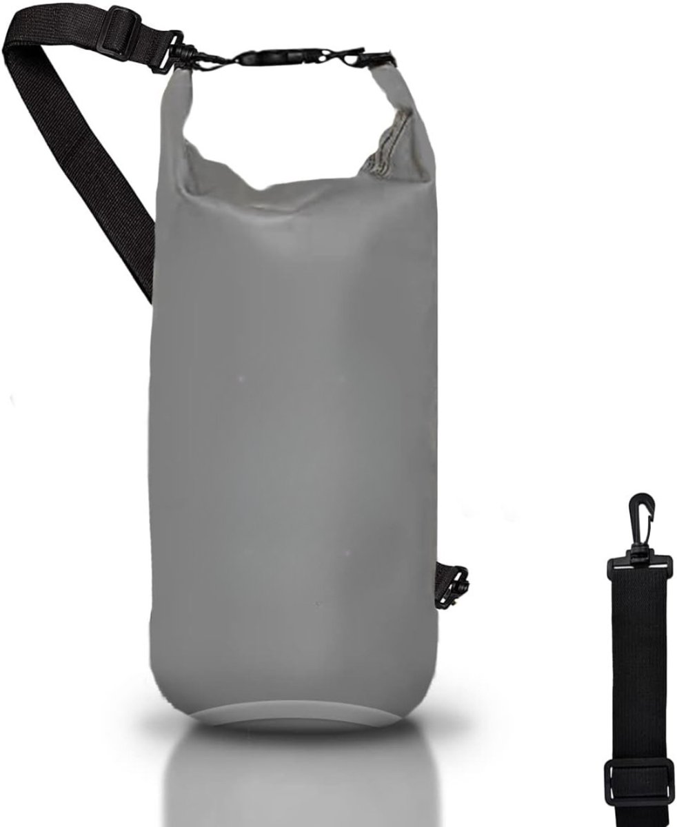 Drybag - Waterdichte Tas / Rugzak - Strandtas - Zwemtas - Wetbag - Droogtas - Outdoor Tas - Synthetisch - 5L - Grijs - van Imperatoris