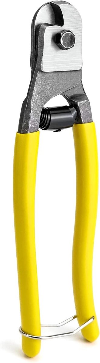 200mm staal kabelknipper, hooghardheid draadknipper met comfortabele grip, snijdt kabels tot 6mm, ideaal voor klussen en elektrisch werk