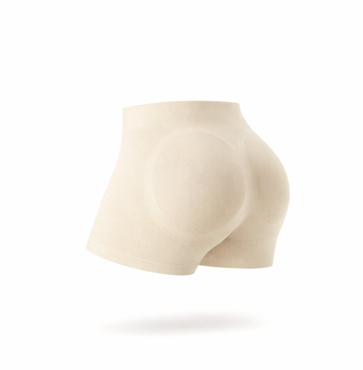 Linorie SculptFit Lift Boyshort – Naadloze Shapewear Short met Billen Lift Effect – Hoge Taille – Gladder Silhouet – Beige – XL