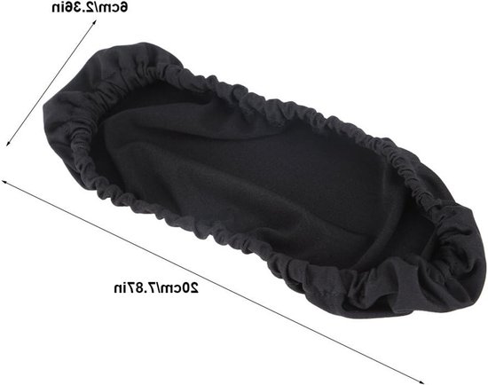 Comfortabele Armsteunhoezen voor Kantoorstoelen - Polyester Bescherming voor Armleuningen in Zwart, Ideaal voor Ergonomisch Gebruik en Slijtvastheid — afbeelding 5