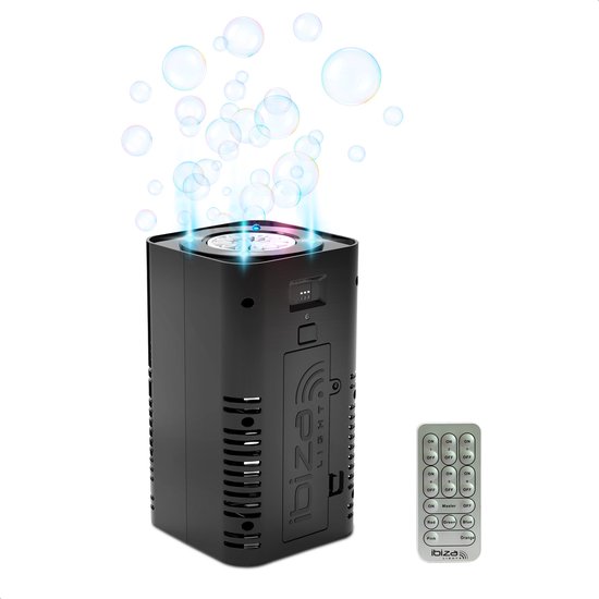 Ibiza Bubble Dream bellenblaasmachine met LED's