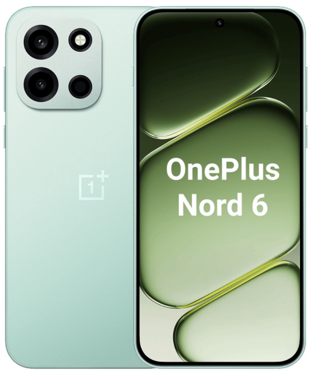 OnePlus Nord 6 5G Smartphone +512GB 6.78" 165Hz AMOLED 7500mAh IP69K Fresh