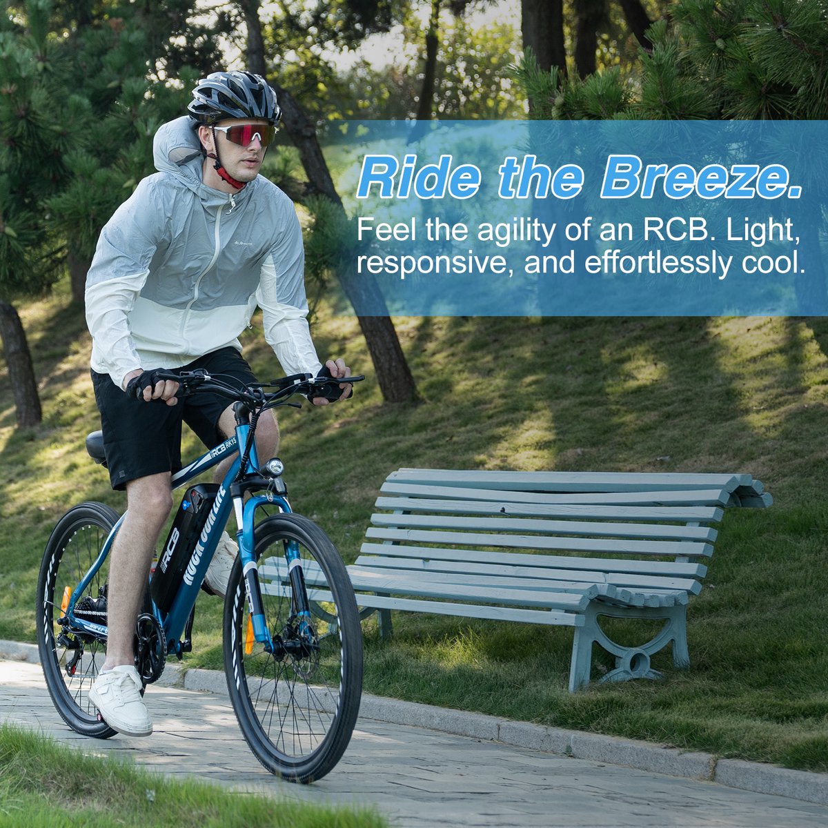 RCB Elektrische Fiets, 26 Inch City Commuter EBike,250W Motor,25 km/u,7-Speed, APP, zwart thumbnail 6