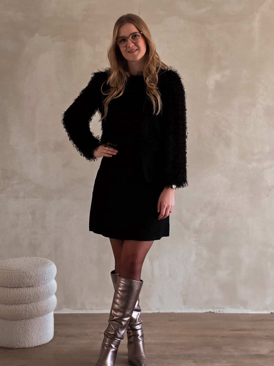 Veer & Mare - Dames mini rok - Tijdloze basic - Elegante pasvorm