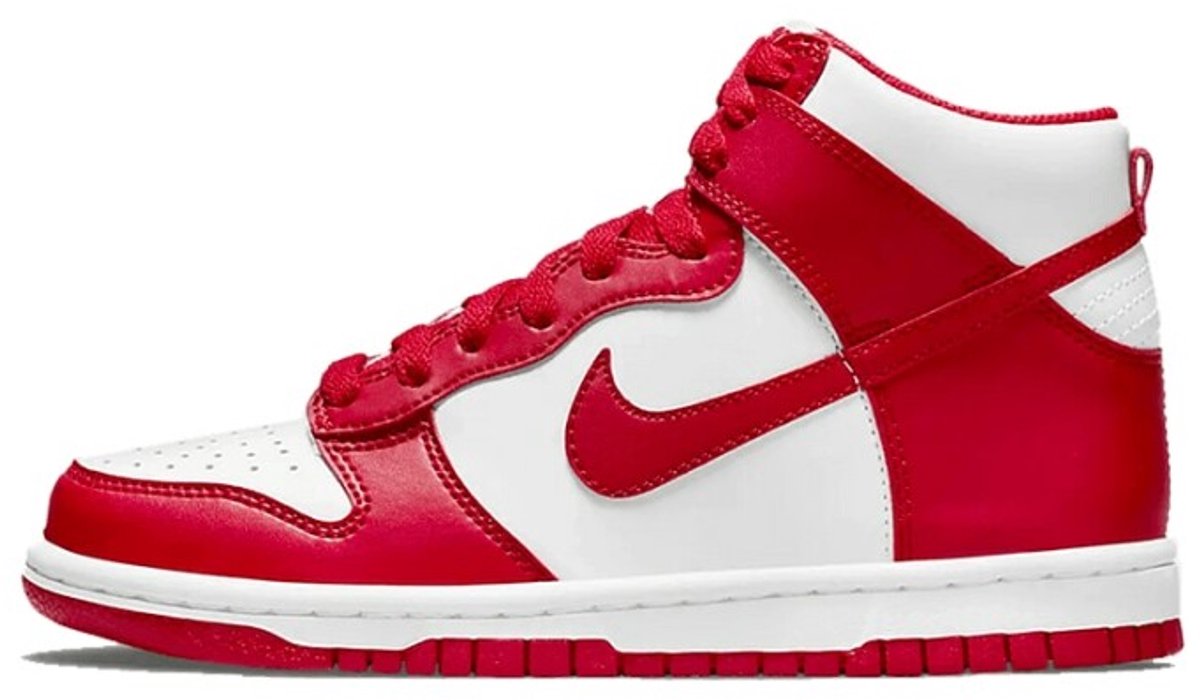 Nike Dunk High Championship Sneakers Unisex 106 Rood