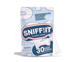 Sniffit® Kleine Neusstrips - 30 stuks - Geen verstopte neus meer - Neuspleisters - Neusspreider - Anti snurk strips - Zacht voor de huid - Hypoallergene lijm - Beter slapen