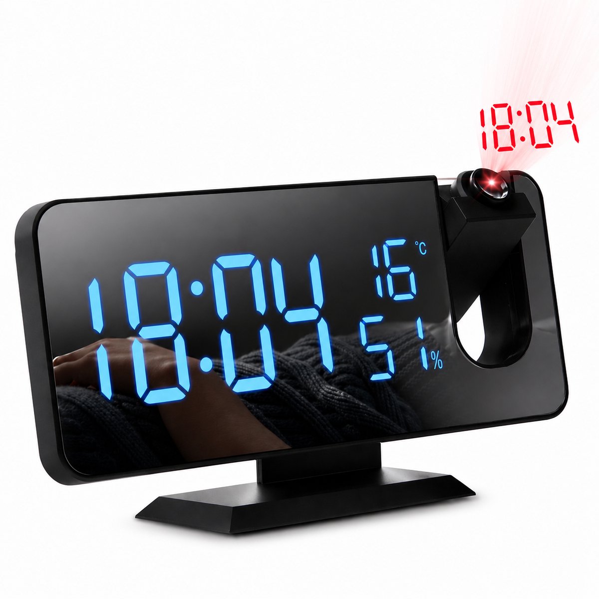 De 5 Beste Digitale Wekkers van 2026 Vivid Green Wekkerradio met Projectie