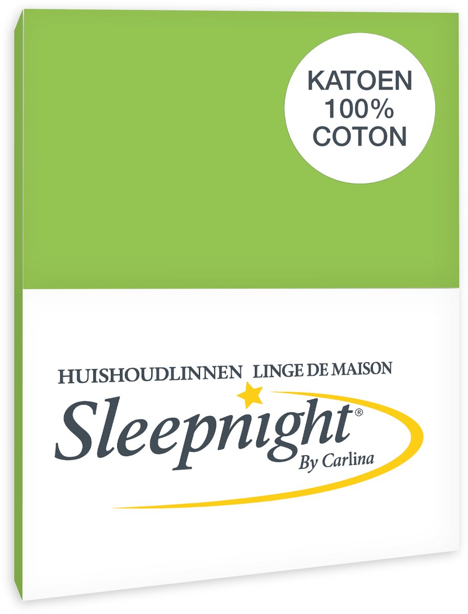Sleepnight Kussensloop Katoen Appel - 65 x 65 cm - [Groen]