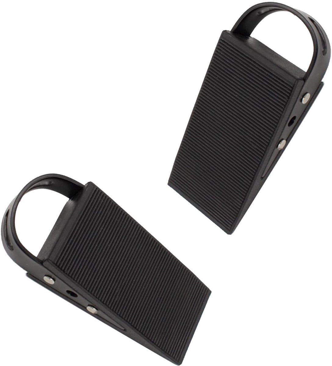 Cosensi- Deurstopper Antislip - Deurbuffer Rubber - Deurvastzetter Zwart - Deurstopper Muur - Deurstopper Zelfklevend - Roestvrijstalen Haken - Deurwig