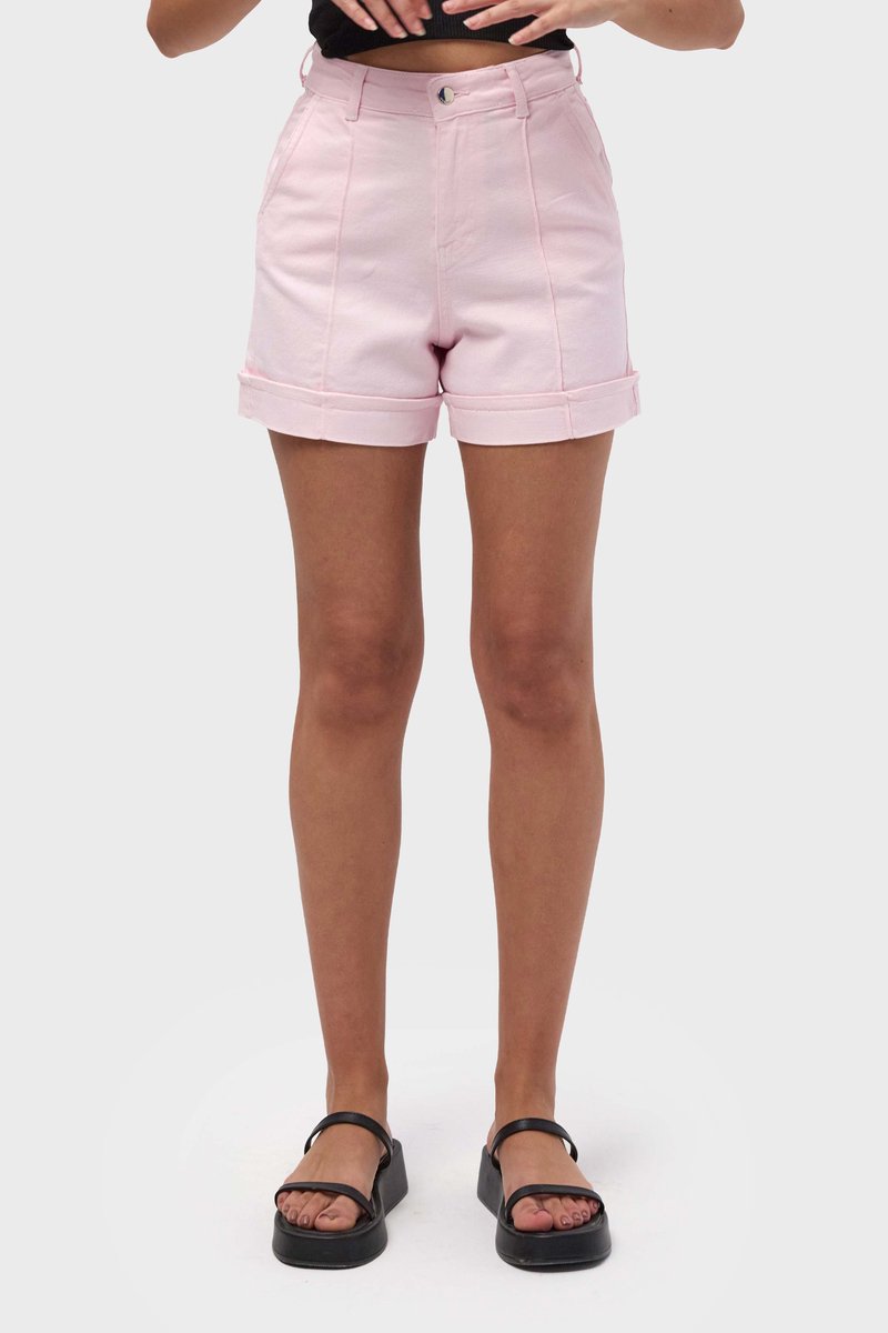 It's Basic - MINI DENIM SHORT - BLUSH