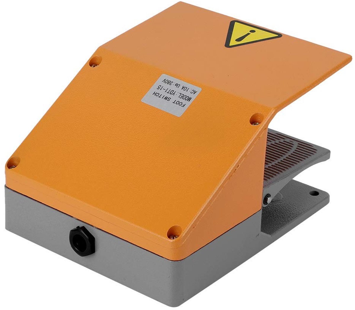 NTH products - Voetschakelaar - Voetpedaalschakelaar - Voor zwaar gebruik - Extra groot schild - Duurzaam en veilig - Geschikt voor industriële toepassi...