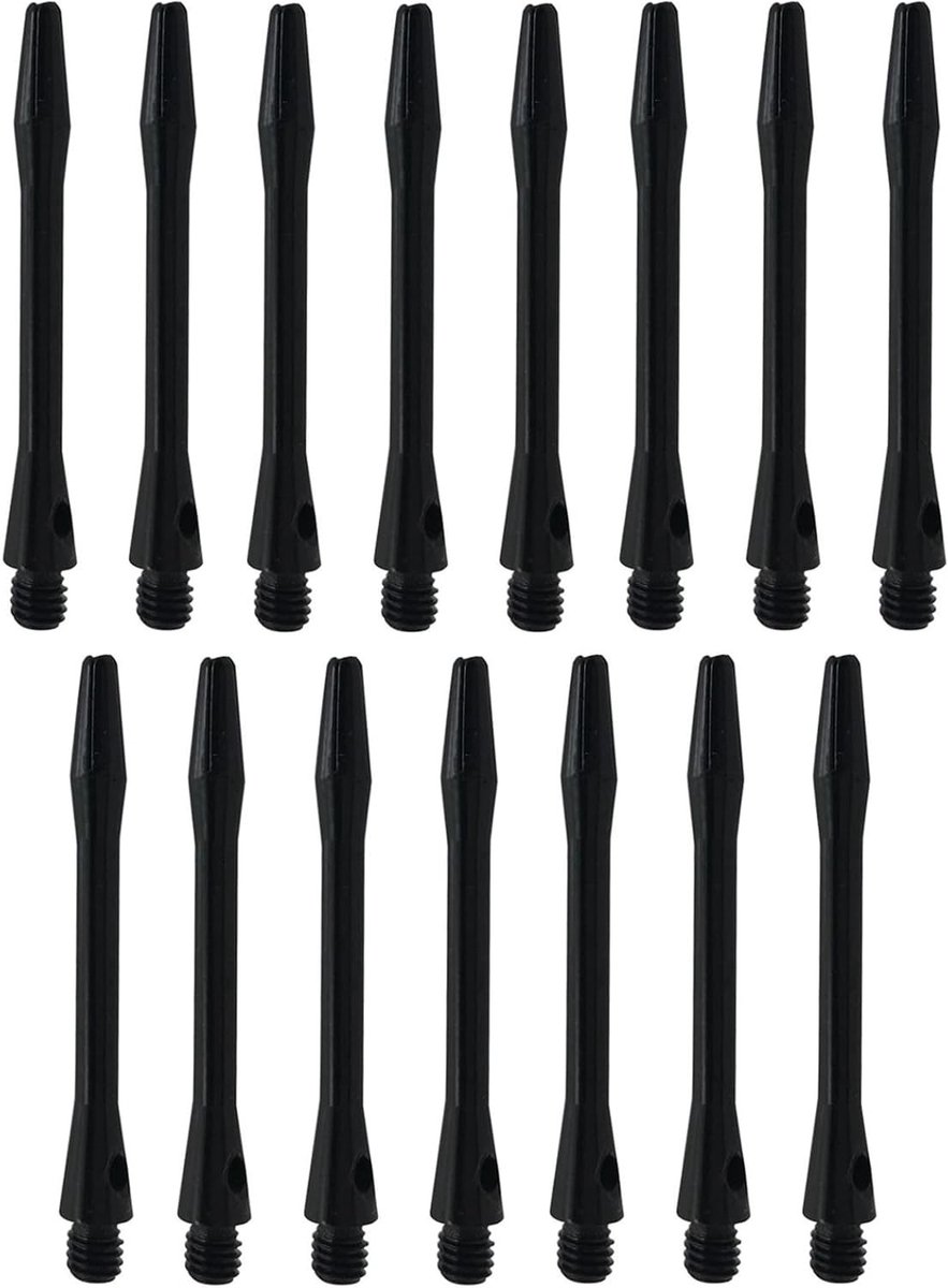 Set van 15 Aluminium Dart Shafts van 45mm met 2BA Universele Draad voor Soft en Steel Darts, Perfecte Accessoires voor Darten