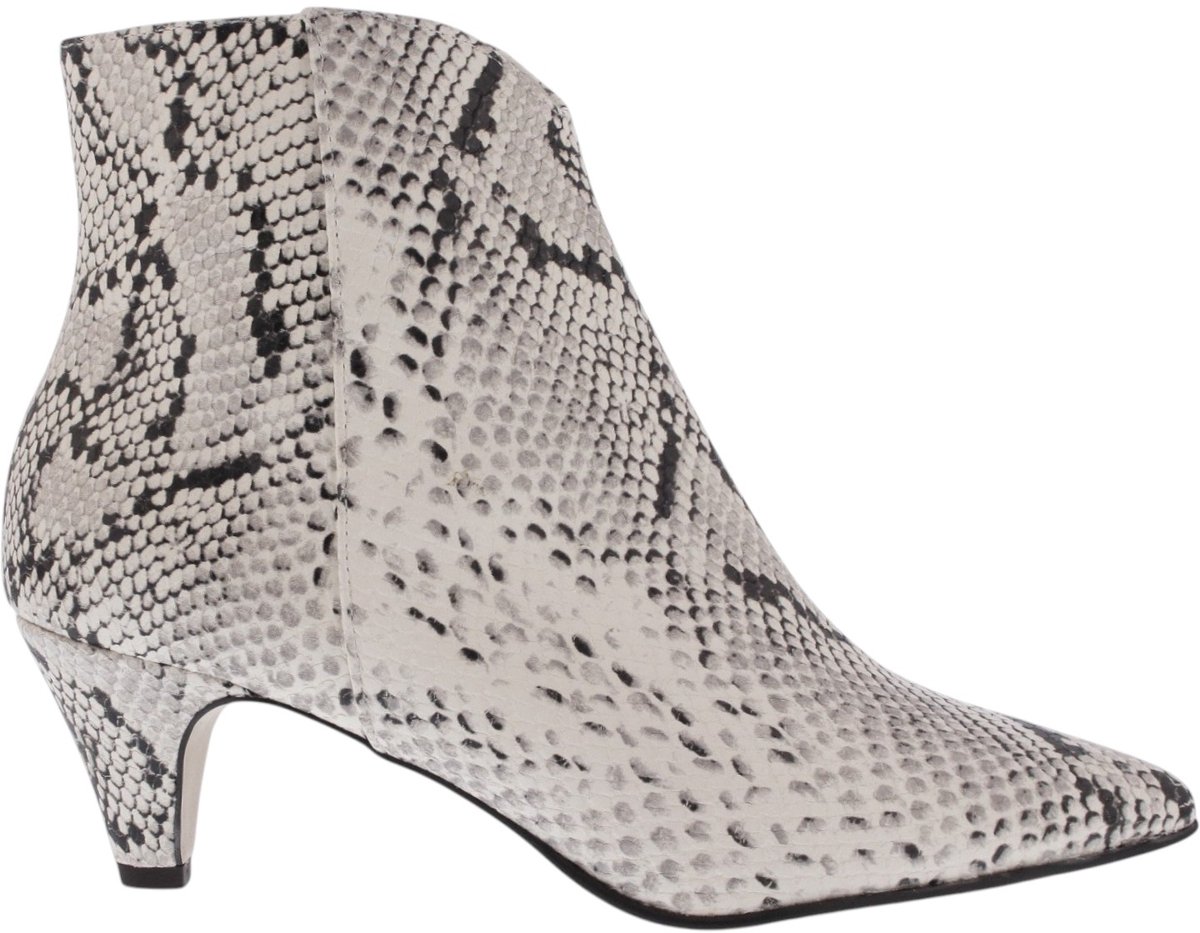 Noë Shoes Nirim Enkellaars White-Black