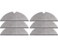 6 stuks Dweilpad vervanging voor Dreame D20 / D20 Pro Plus robotstofzuiger, accessoires, wisserdoek, pads, robotstofzuiger, reserveonderdelen, langdurig gebruik, wasbaar, reserveonderdelen