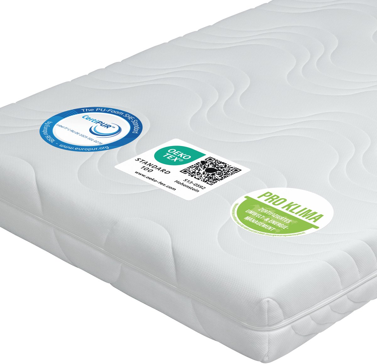 Sleepneo matras 100x200 - SLEEPNEO Marissa Matras - 18 cm dik - H3 - koudschuim - gemiddeld wit