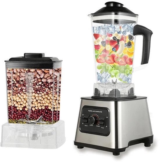 Celestul Blender 800W - Smoothie Maker & Juicer - 2,5L Blenderkan - IJscrusher - Krachtige Tafelblender voor Fruit, Groenten, Shakes en Smoothies — afbeelding 2