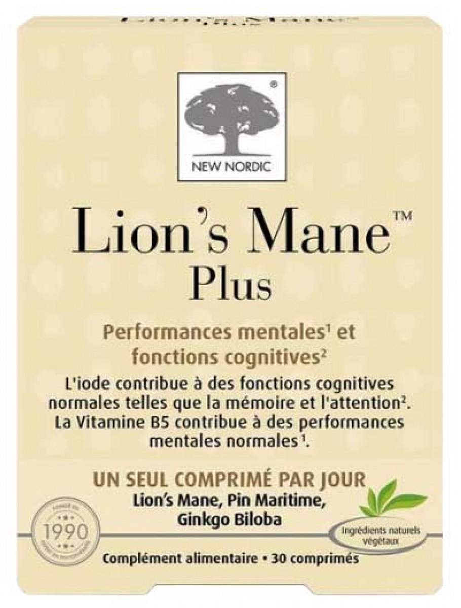 New Nordic Lion's Mane Plus 30 Tabletten