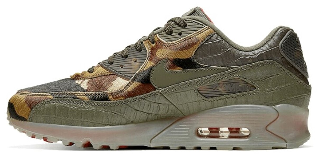 Nike Air Max 90 Camo Croc Groen