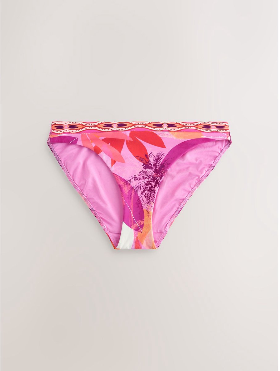 Next - Dames - Hoog opgesneden bikinislip - Roze