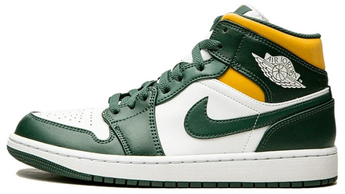 Nike Air Jordan 1 Mid Sonics 554724-371 EUR Wit