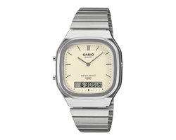 Casio Casio Collection Vintage AQ-240E-7A2EF Horloge - Staal - Zilverkleurig - Ø 35 mm