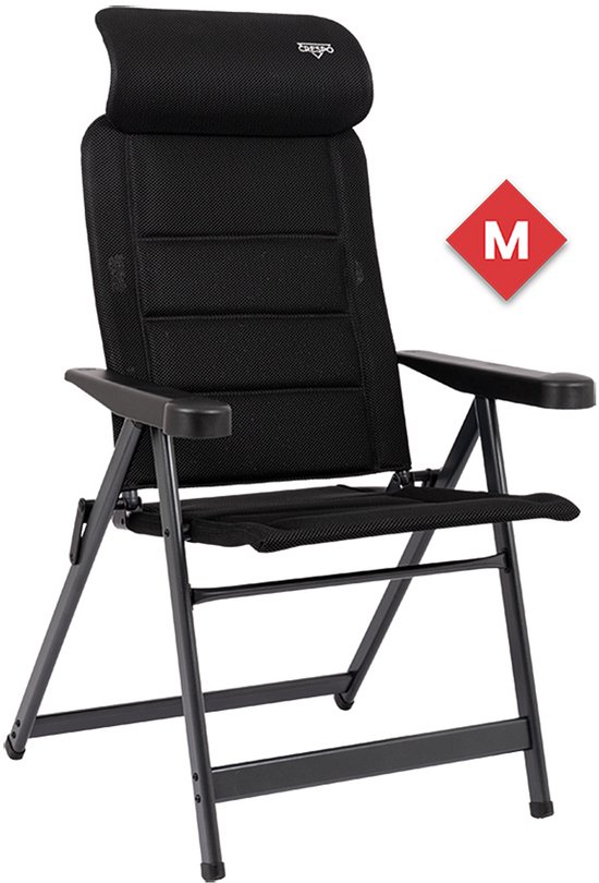 Crespo - Standenstoel - M - AP/237 - Air-Deluxe - Compact - Zwart - Model 2025 van Merkloos — afbeelding 4