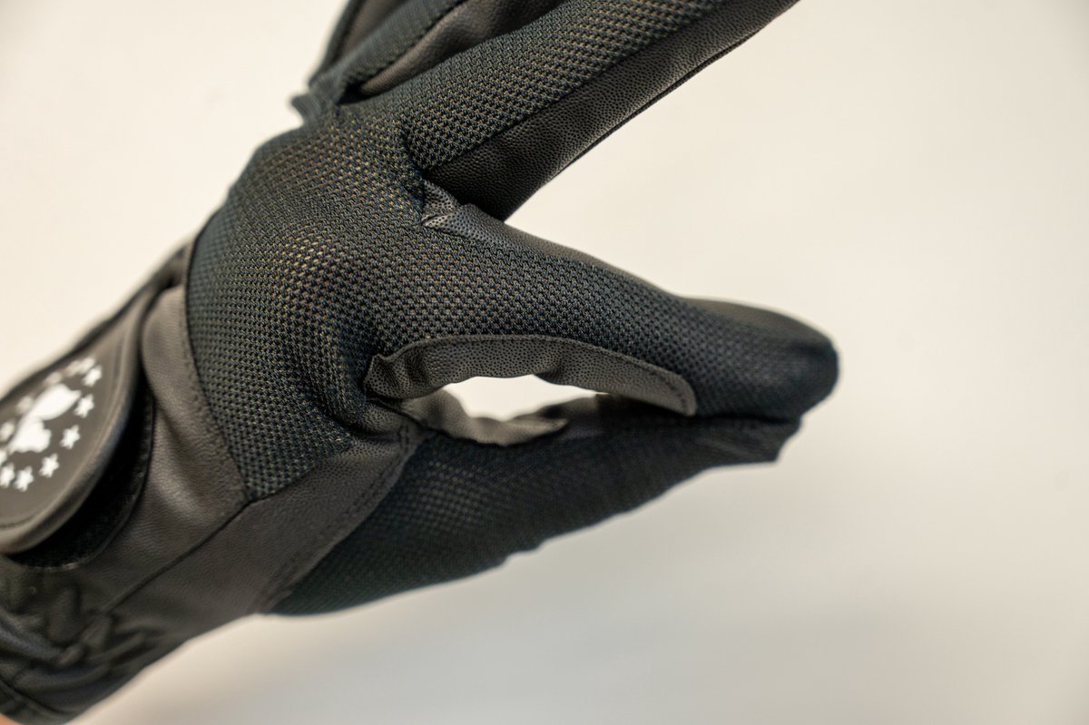 ESHA Paardrijhandschoenen: Zwart Ladies-XXS
