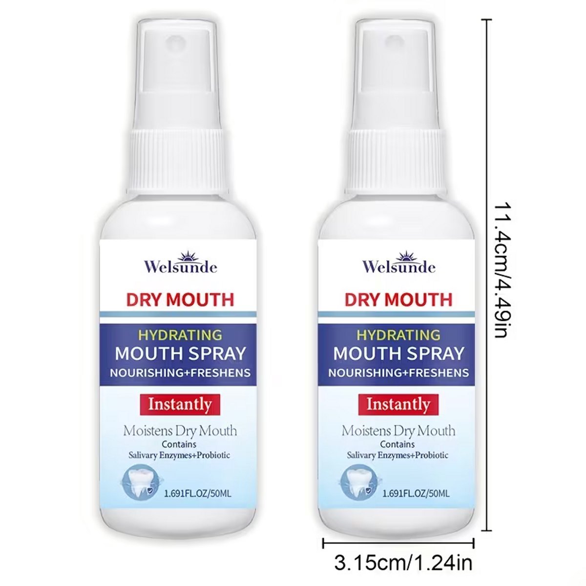 Mondspray – Hydraterende Mondverzorging Spray – Verfrissende Orale Verzorging