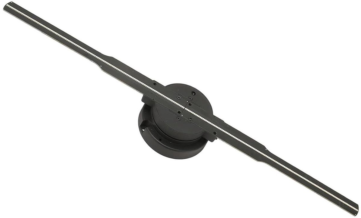 Holografisch Display - 3D Projector - Evenementen Promotie - Hoge Resolutie Beeld - 41.5 cm Diameter - Zwart