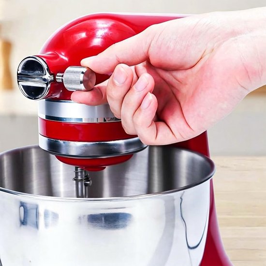 Mixer Onderdelen Set - Bevestigingsknoppen - Keuken Apparaten - Antislip Roestvrij Staal - 4 Stuks - Zilver — afbeelding 2