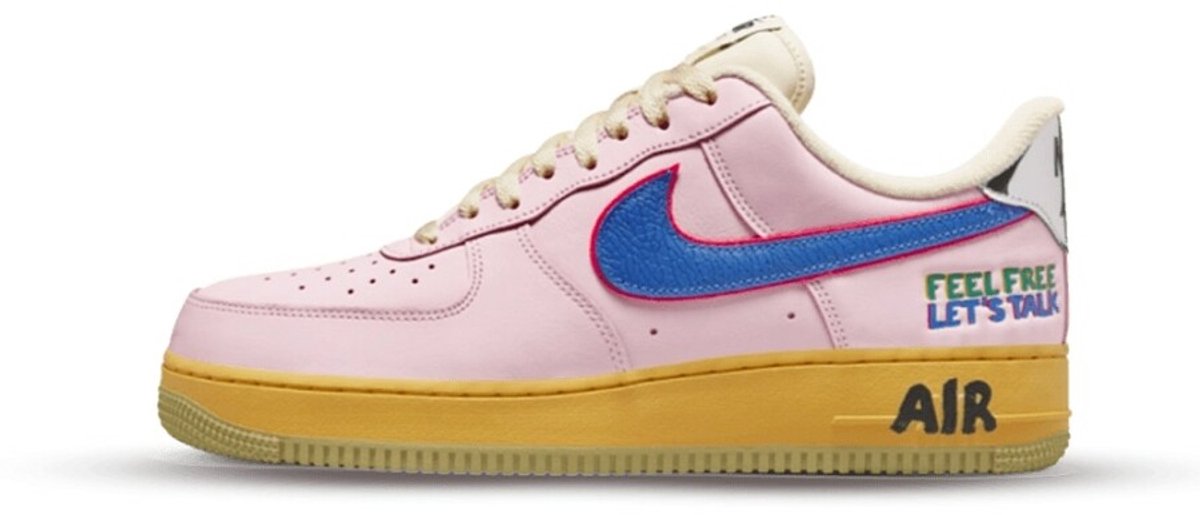 Nike Air Force 1 Low ’07 Feel Free Let’s Talk Blauw