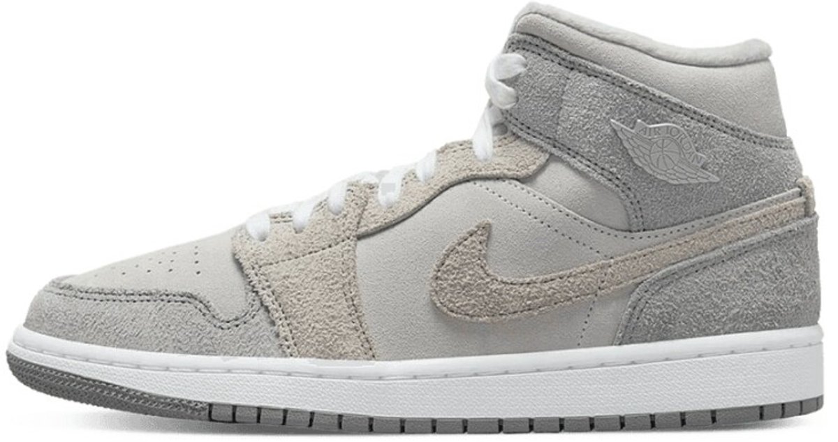 Nike Nike Air Jordan 1 Mid SE Particle Sneakers Unisex 002 Grijs